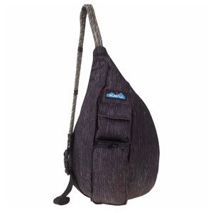 Kavu Mini Rope Sling Shoulder Pack in Black Oak